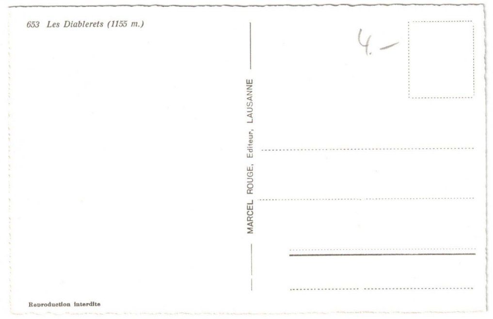 Cartoline postali: Les Diablerets – Usato da Binningen venduto da Mountainrider 1
