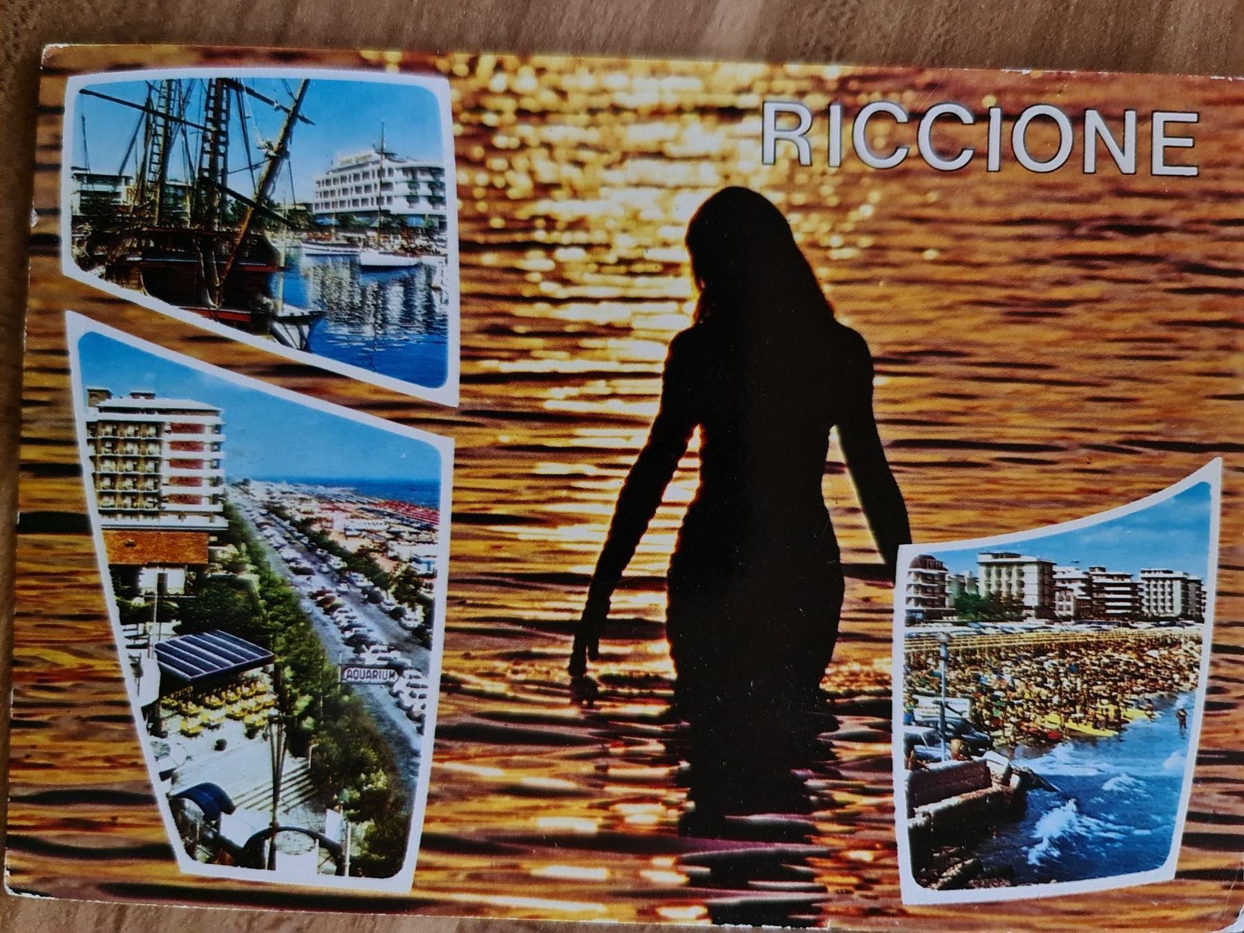 Cartoline postali: Ansichtskarte Riccione Italien 1978 – Usato da Dintikon venduto da Vexi