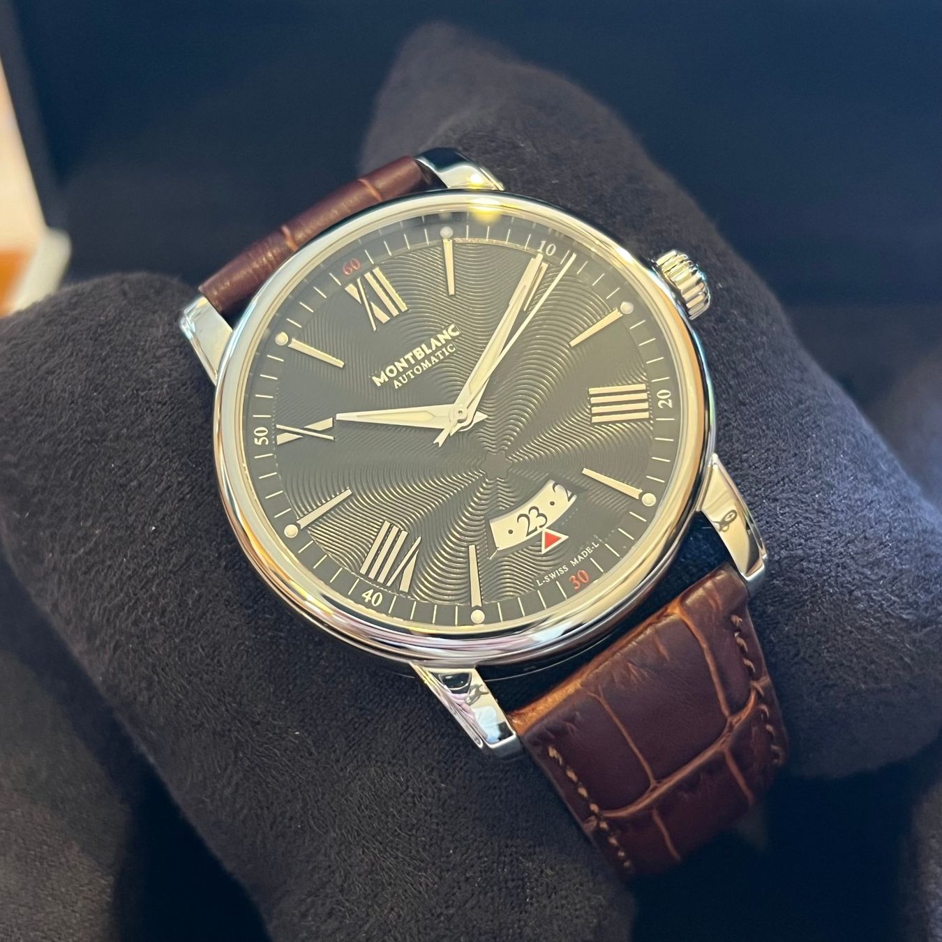 Montblanc Orologi: Montblanc 4810 Automatic Date Full Set 7390 – Usato da Carouge GE venduto da Watchaser 7