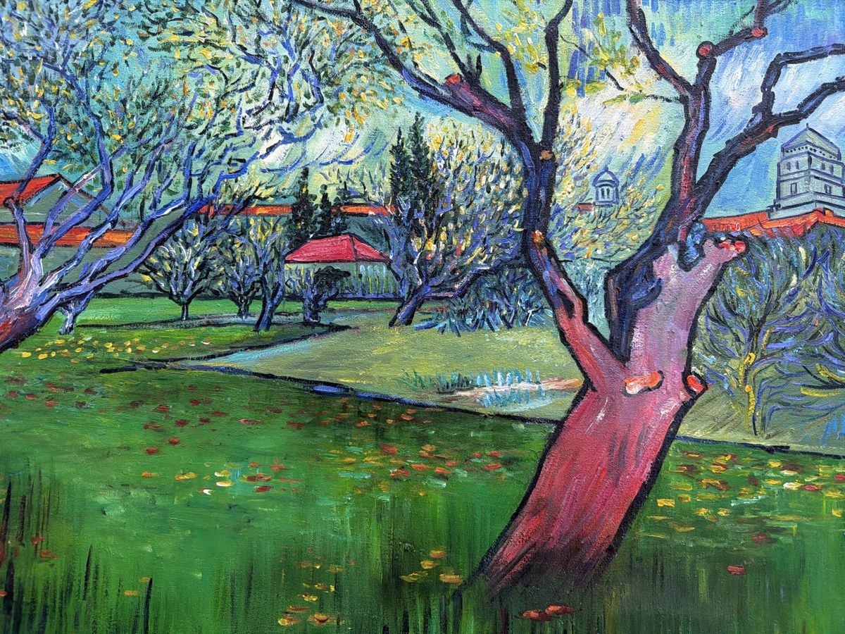 Dipinti: Gemälde, Reproduktion nach Van Gogh. – Usato da Biberist venduto da Momo33 4