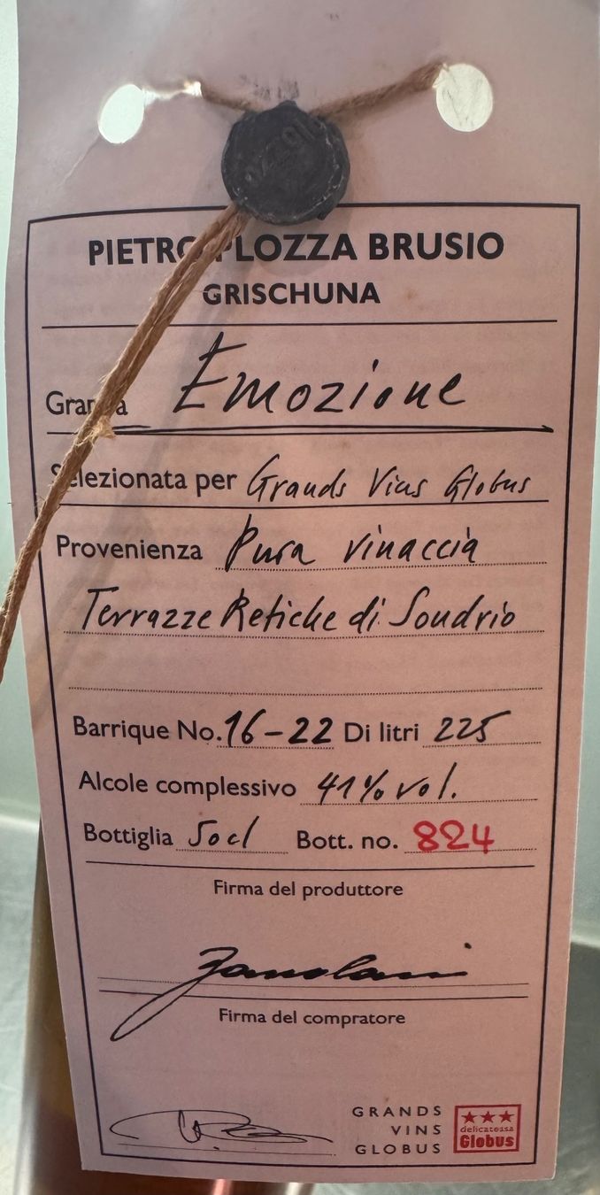 Bevande alcoliche: Pietro Plozza Grappa Emozione 50cl – Nuovo e nell'imballaggio originale da Chur venduto da tan_qx6b 2