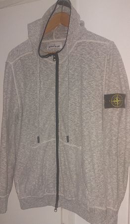 STONE ISLAND JAQUETTE AVEC BADGE L et étiquette interne gris