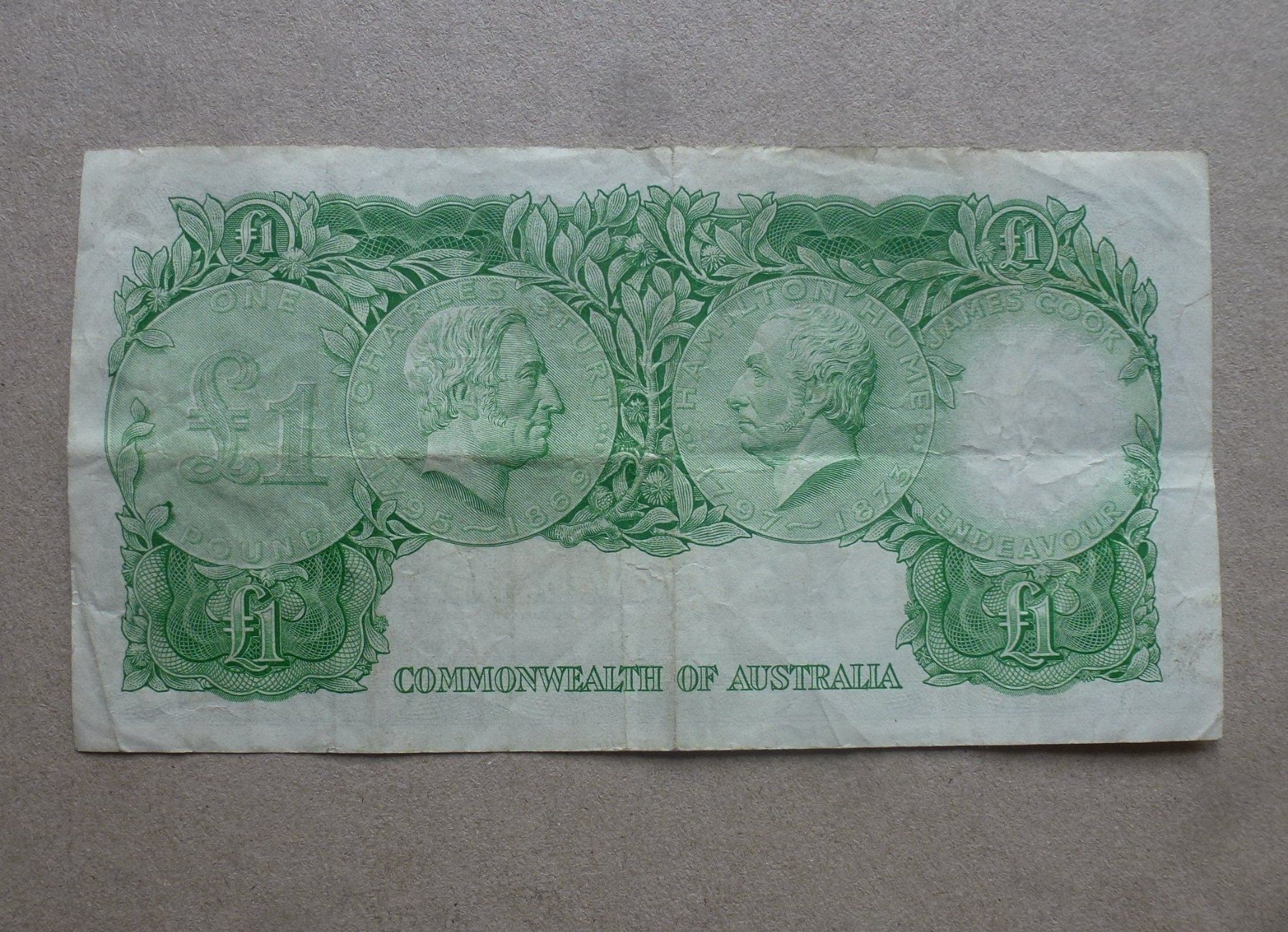 Banconote: Australien ++ 1 Pound ND (54-60) – Usato da Walkringen venduto da Casablanca777 1