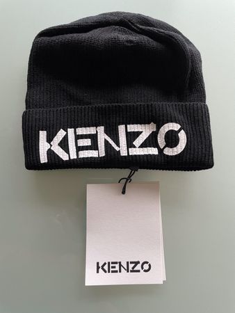 Bonnet Kenzo en laine noir neuf- taille unique