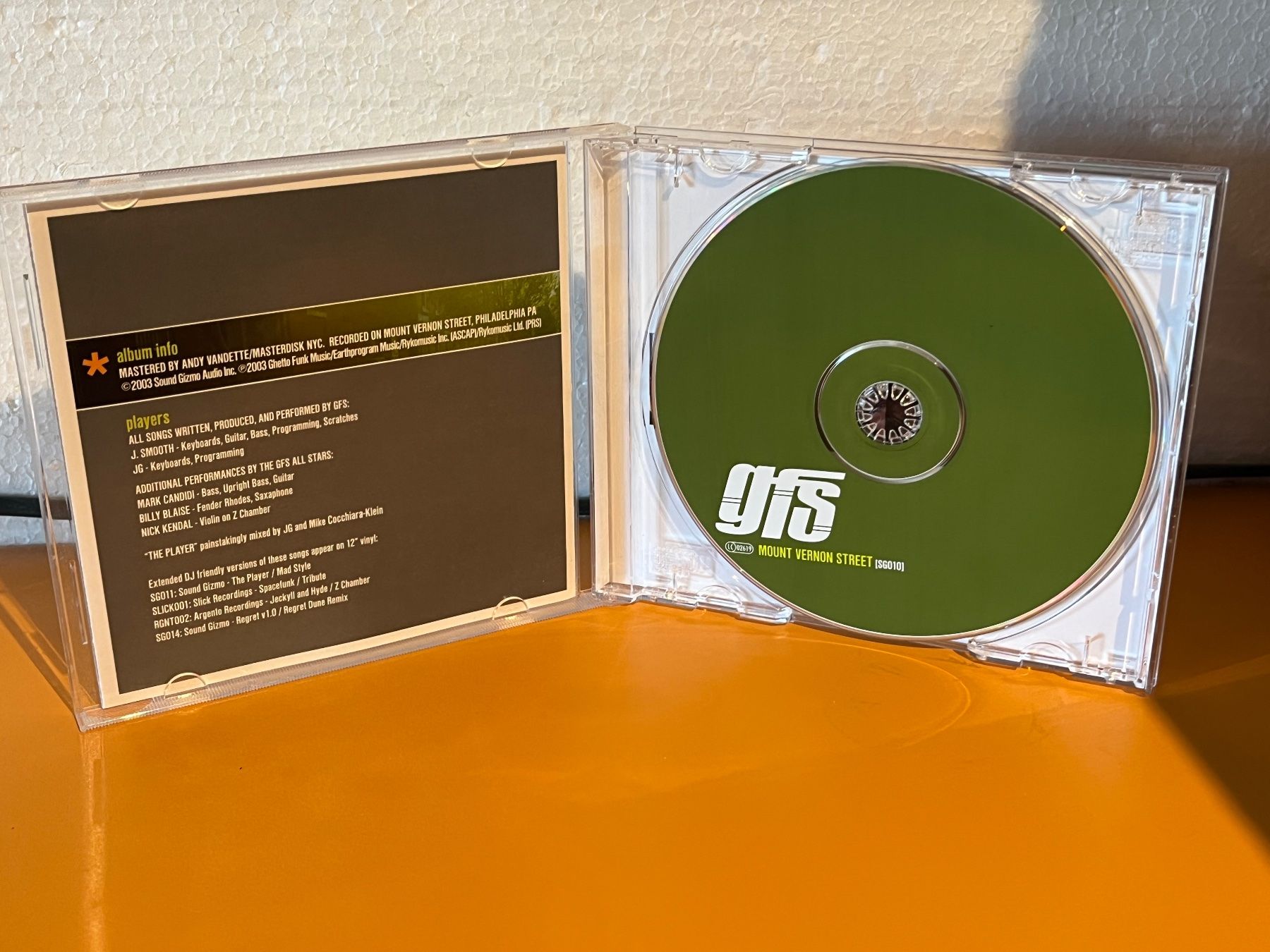 CD: GFS - Mount Vernon Street - SR14 – Usato da Küsnacht ZH venduto da Internetradio 2