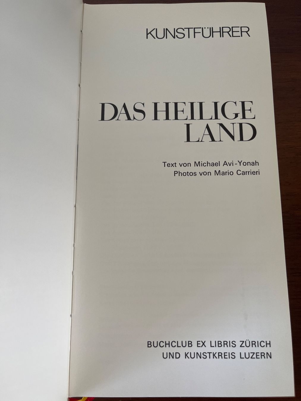 Bücher: Buch - Das Heilige Land, Kunstführer, Michael Avi-Yonah – Gebraucht aus Luzern von Jiggy_8898 5