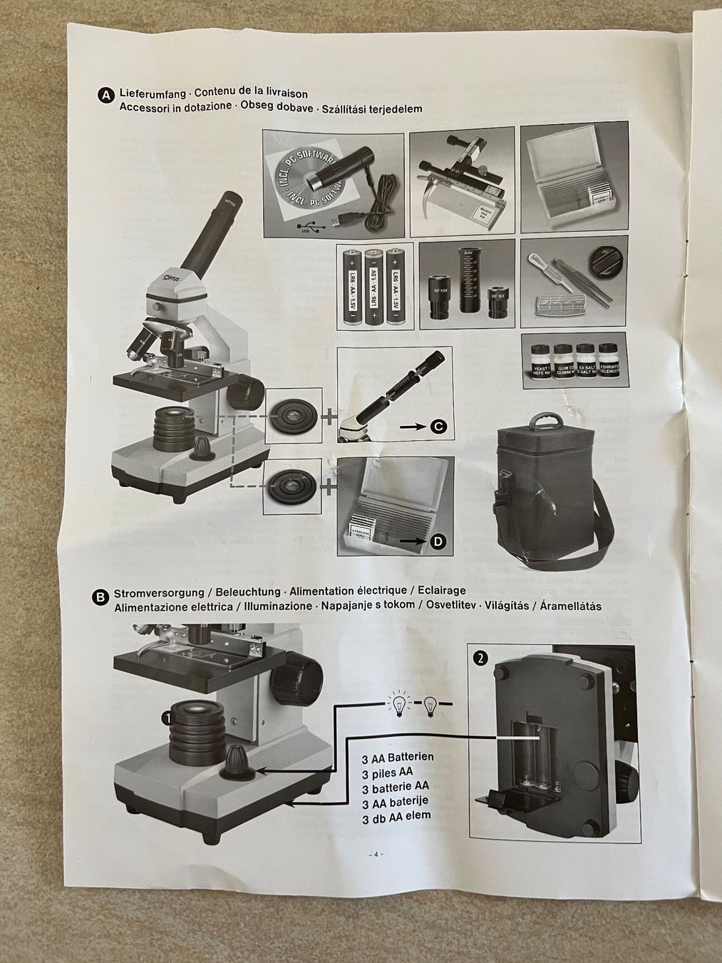 Microscopi: Optus PC-Mikroskop 40x-1024x – Usato da Hefenhofen venduto da gia_gzj9 7