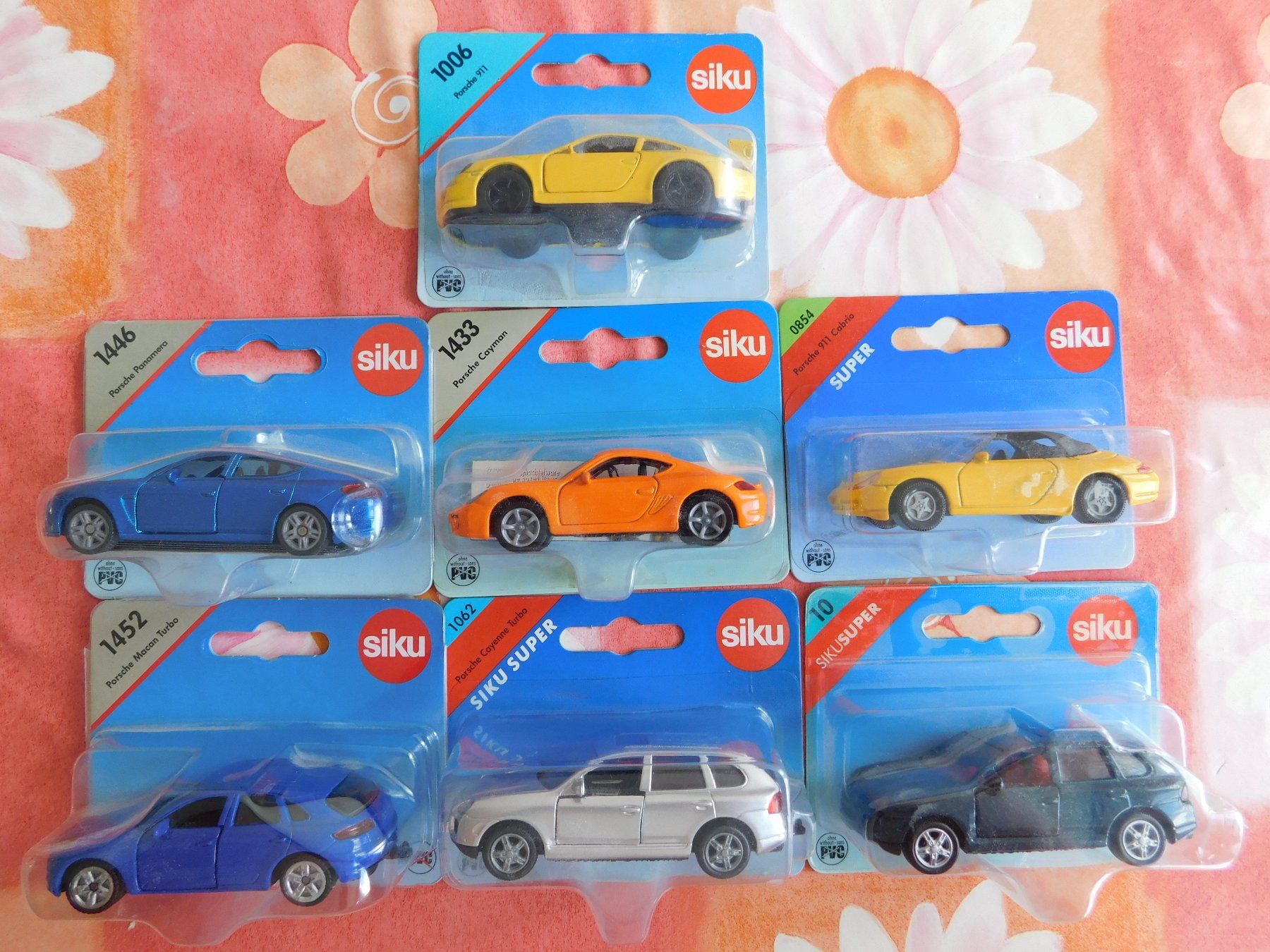 Siku Modellini d'auto: Siku Set mit 7 Porsche – Nuovo (secondo la descrizione) da Strengelbach venduto da Wedi73 6