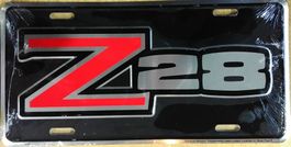 License Plate Nr.Sch.CHEVROLETCAMARO Z28