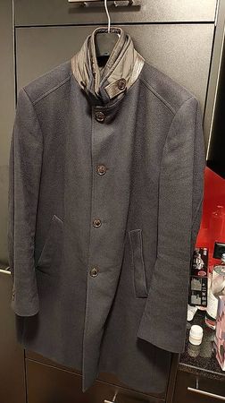 Windsor Herren- Mantel mit herausnehmbarer WesteGrösse L/XL