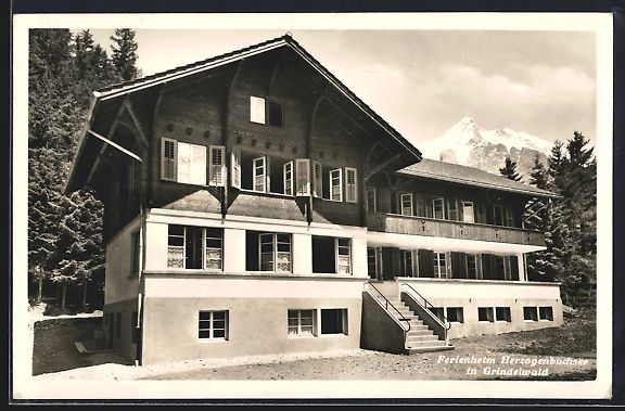 Cartes postales: Grindelwald, Ferienheim Herzogenbuchsee – D'occasion à Berlin par bartko-reher