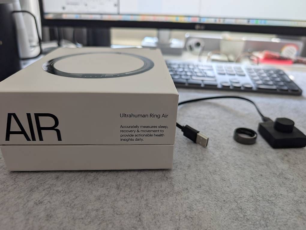 Anelli: Ultrahuman Ring Aster Air  Smart Ring Size 9 – Usato da Zürich venduto da YogaMatt 3