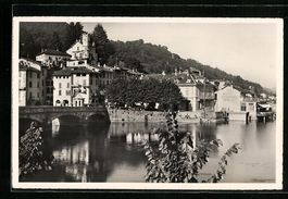 AK Ponte-Tresa, Teilansicht mit Brücke