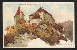 Carte Postale Peter & Kohler : CHÃTEAU DE LAUPEN (1910s)