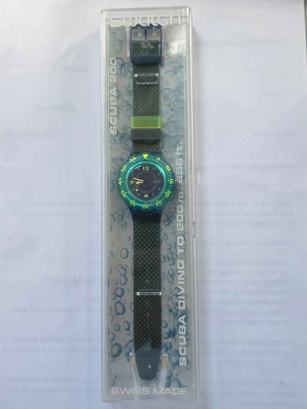 Swatch Montres: Swatch Uhr Scuba – Neuf avec emballage d'origine à Zürich par adriben