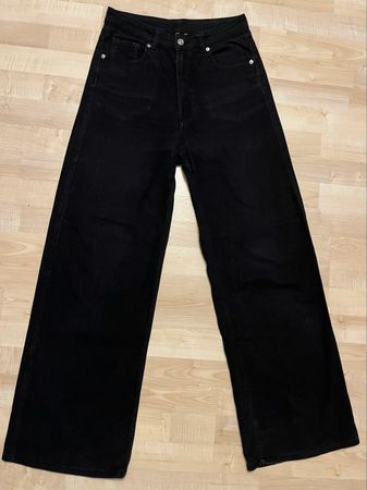 Stoffhose schwarz H&M Grösse 38