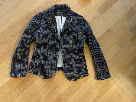 Blazer René Lezard Damenblazer Gr. 36 schwarz weiss