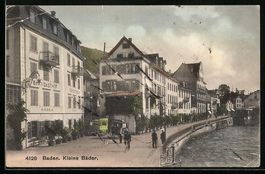 Baden, Strassenpartie an den Kleinen B