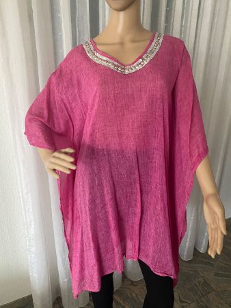 RARITÄT-stilvolle und edle Bluse von PFEFFINGER, pink, 40/42