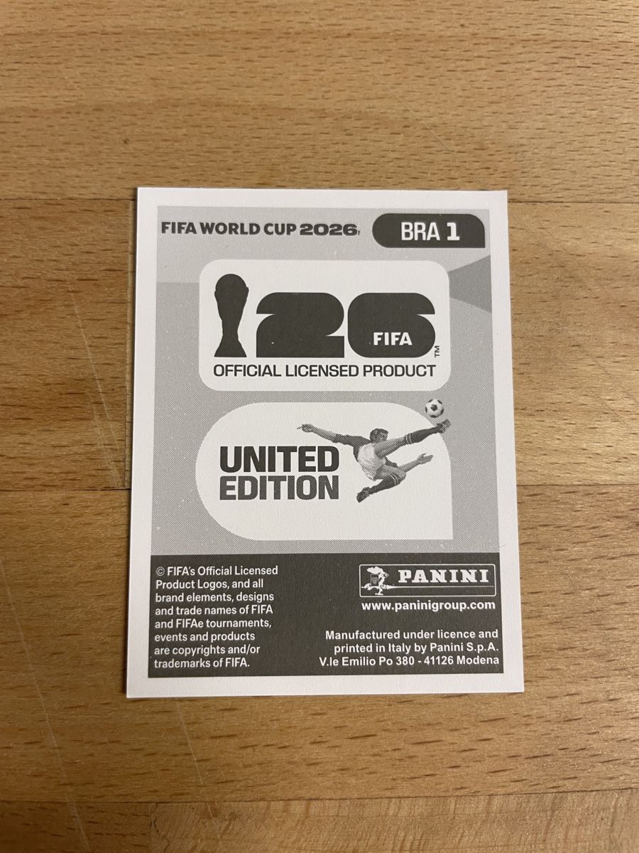 Panini Carte collezionabili: FIFA World Cup 2026 Panini Brasil Sticker BRA 1 – Nuovo (secondo la descrizione) da Winterthur venduto da NaNa24 1