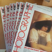 PHOTOGRAPHIE Magazine 1979–1982 – Konvolut mit Boxen