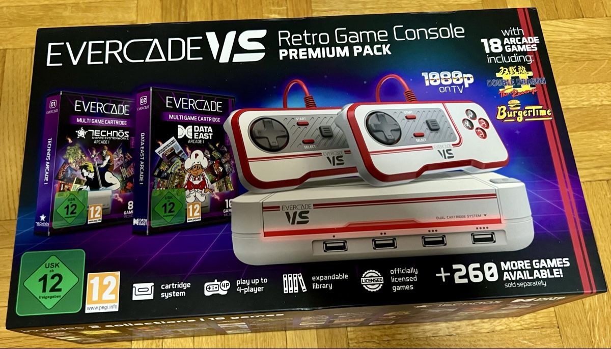 Spiele: Lot Evercade (VS Premium Pack, EXP capcom, + jeux – Neu (gemäss Beschreibung) aus Crassier von Stickmoo
