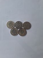 monnaies de 1 CHF en argent 