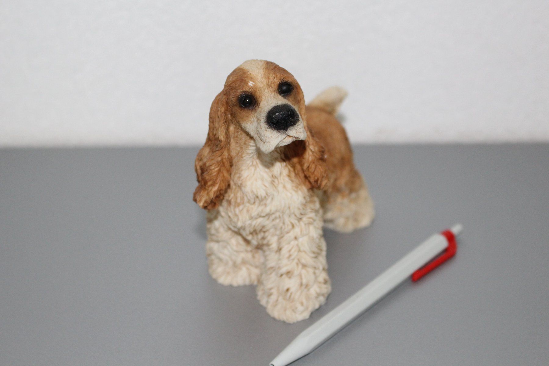 Statuette: Vintage Sammlerfigur American Cocker Spaniel, Handmade – Usato da Bösingen venduto da Asta0