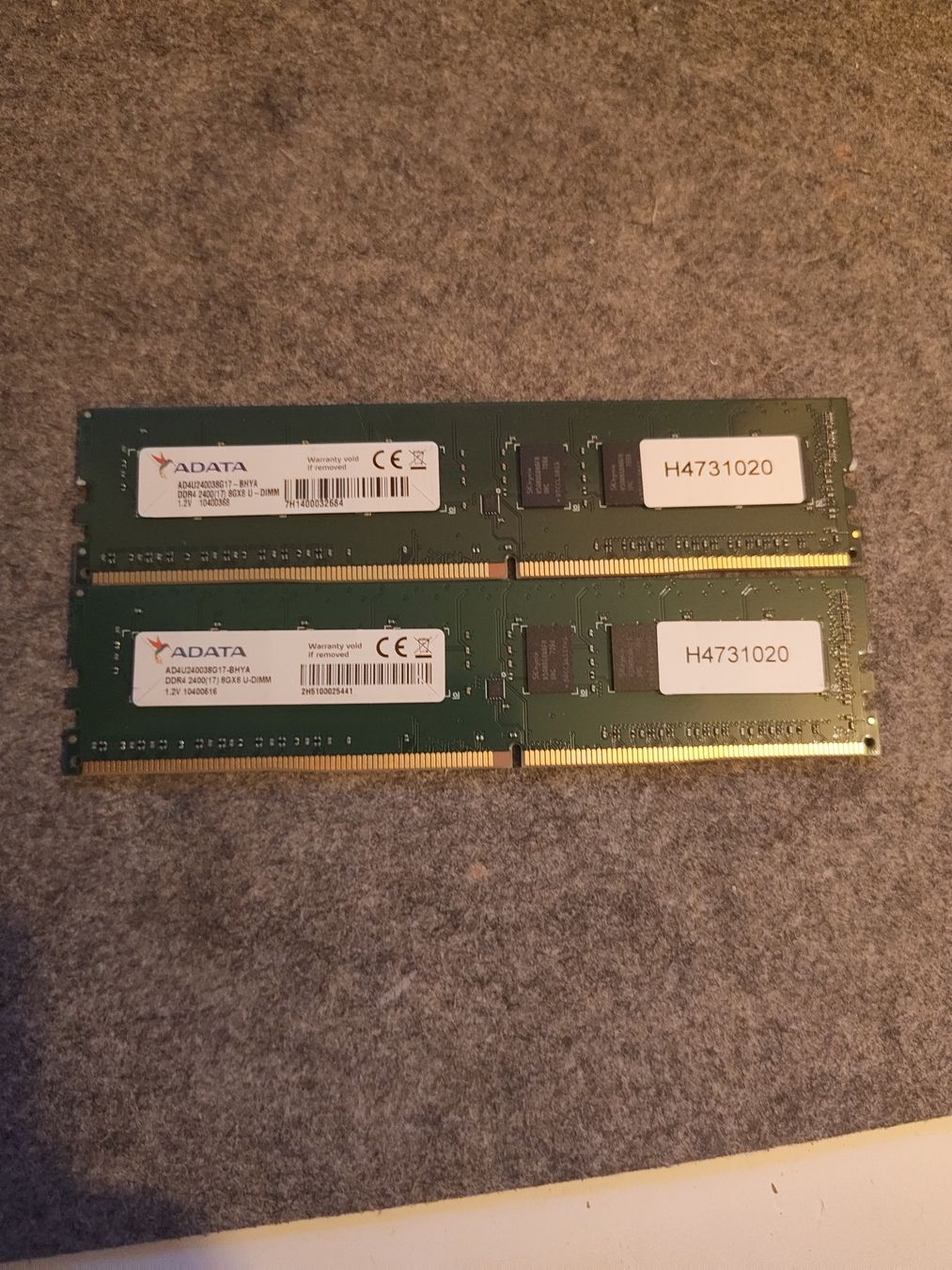 Memoria / RAM: Barrette RAM ADATA DDR4 2400MHz 2x8GB U-DIMM – Usato da Ballens venduto da bes_6pys