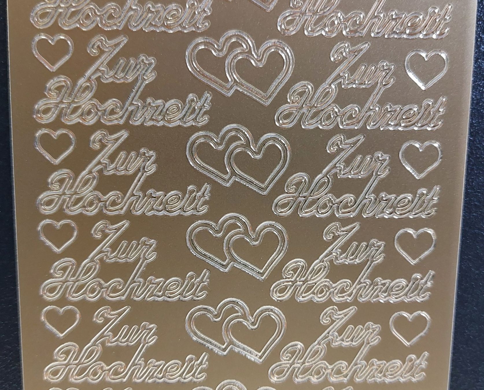 Sticker: Aufkleber "Zur Hochzeit" Gold oder Silber / Neupreis 1.90 – Nuovo e nell'imballaggio originale da Zollikofen venduto da Blackie 5