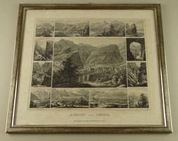 THUSIS, LITHOGRAPHIE UM 1840