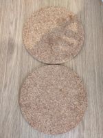 2x Untersetzer Kork rund 22cm gebraucht