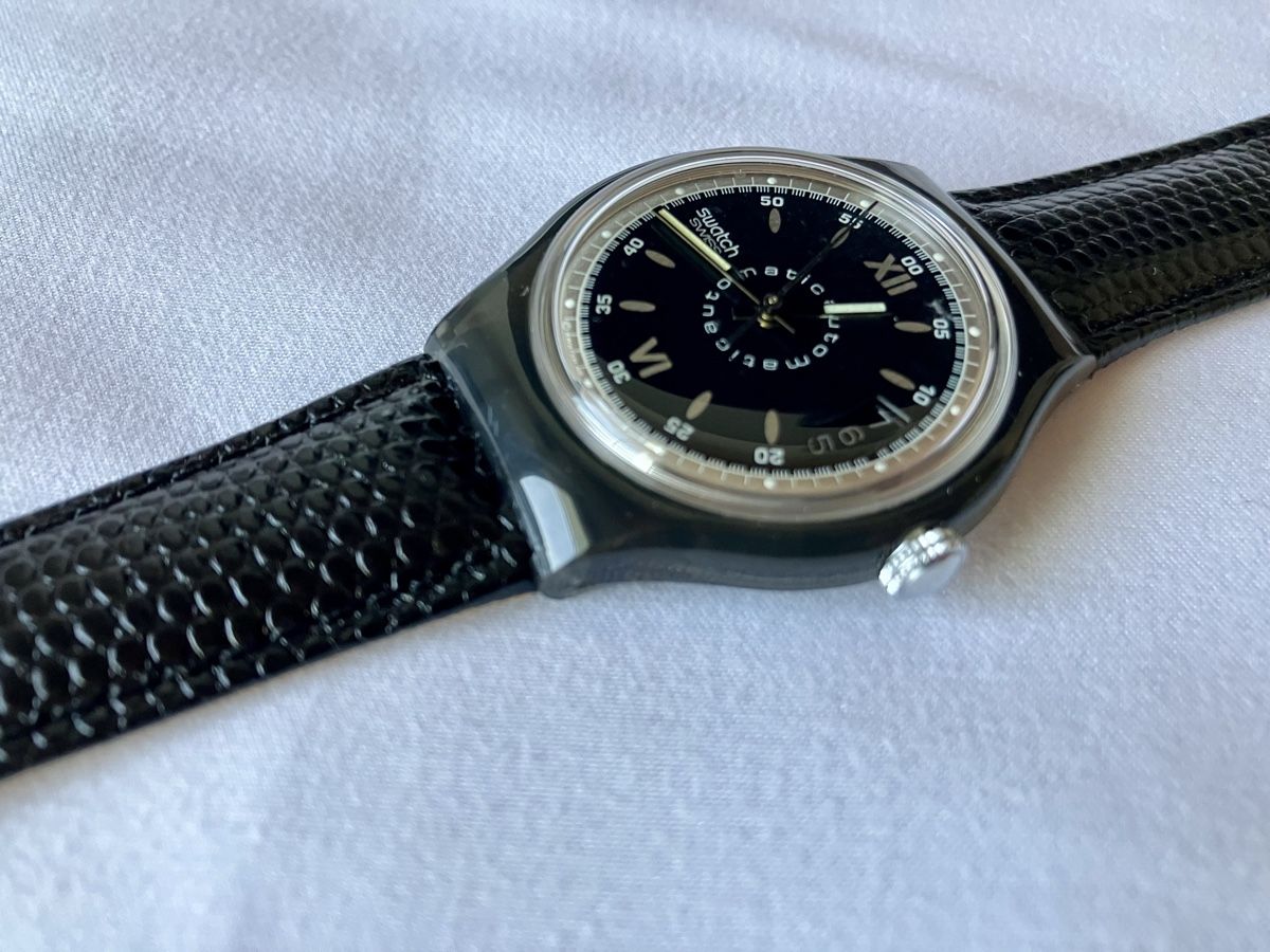 Swatch Uhren: Wunderschöne ungetragene Swatch Automatic, Fullset, 1992  – Neu und originalverpackt aus Andwil SG von Kaltbrunner 6