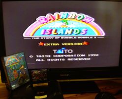 Mega Drive : Rainbow Islands ! Japan Edition ! CIB, Top état