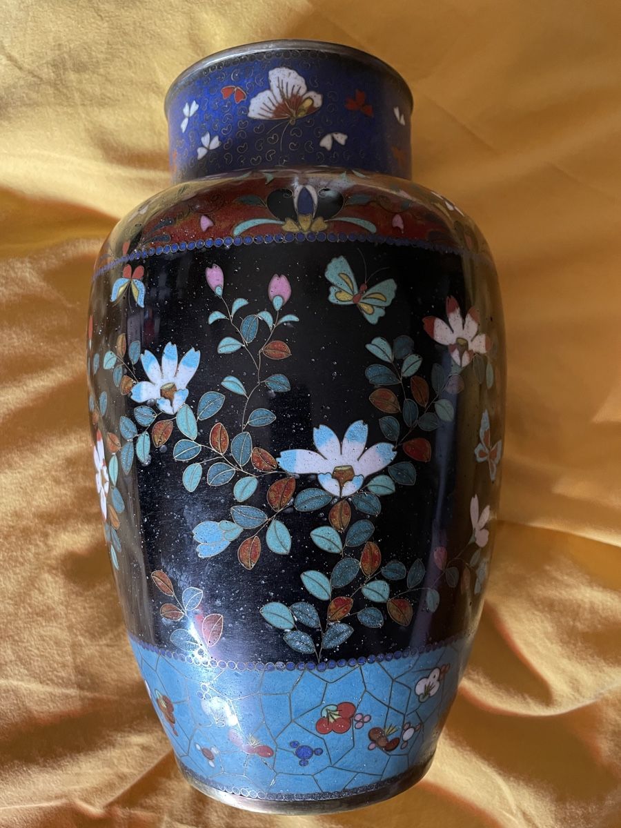 Vasi & Recipienti: Japan 19tes Cloisonne Vase – Usato da Basel venduto da Nataly1966 1