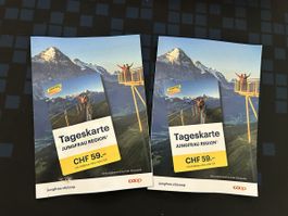2x Coop Vergünstigung für Jungfrau  Region Tageskarte