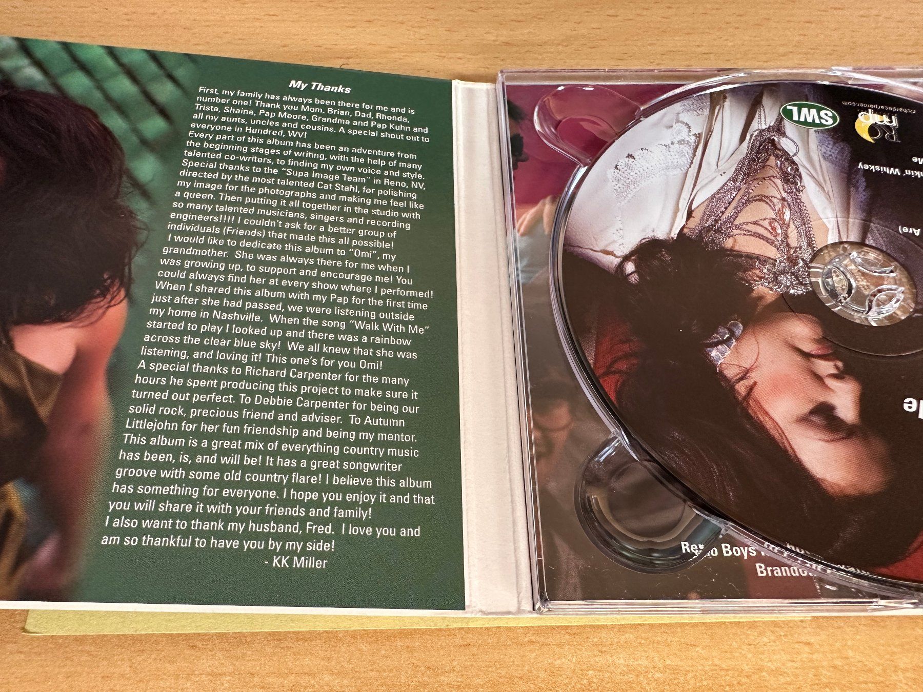 CD: KK Miller – I'm Ok With Me – Usato da Rikon im Tösstal venduto da Alpenmutz 2