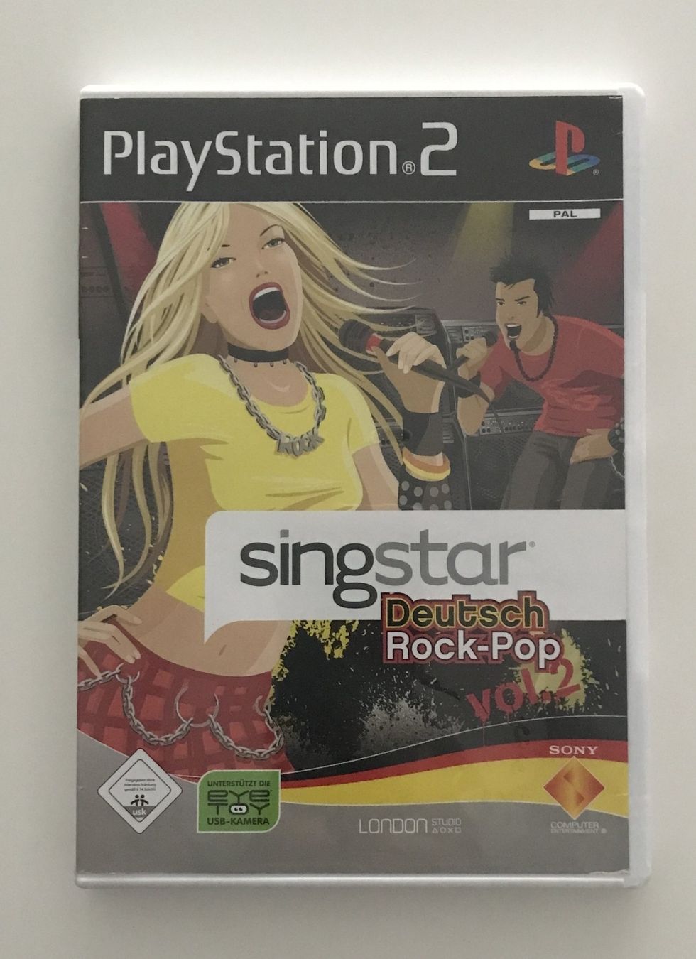 Spiele: PS2 - SingStar Deutsch Rock-Pop Vol. 2 – Gebraucht aus Allschwil von Bullach