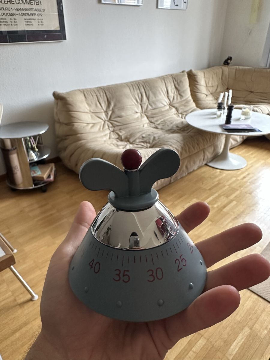 Alessi Elettrodomestici da cucina: Alessi Michael Graves Timer Küchenuhr blau Designklassiker – Usato da Basel venduto da luc_j2xz 1