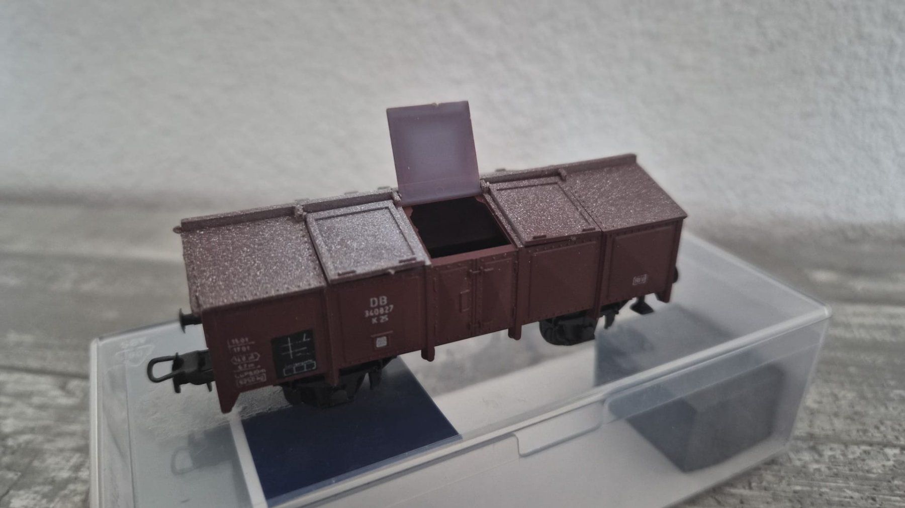 Roco Modellini di ferrovie: H0/DC Analog / Roco Klappdeckwagen, top rar – Nuovo (secondo la descrizione) da Dielsdorf venduto da Haesi0 5