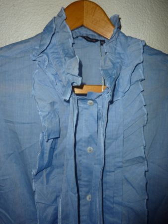 chemisier bleu ciel taille 40 neuf RIVER WOODS pour femme