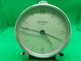 seltene original AMYRAL LOOPING Wecker Swiss Made
