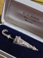 WOW Bezaubernde filigrane Vintage Brosche Silber 925 50mm gr