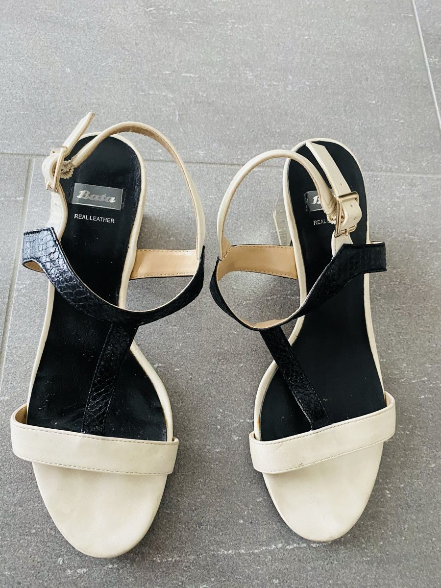 Damenschuhe: BATA SANDALEN LEDER GRÖSSE 37 – Gebraucht aus Malters von Kuettel1 3