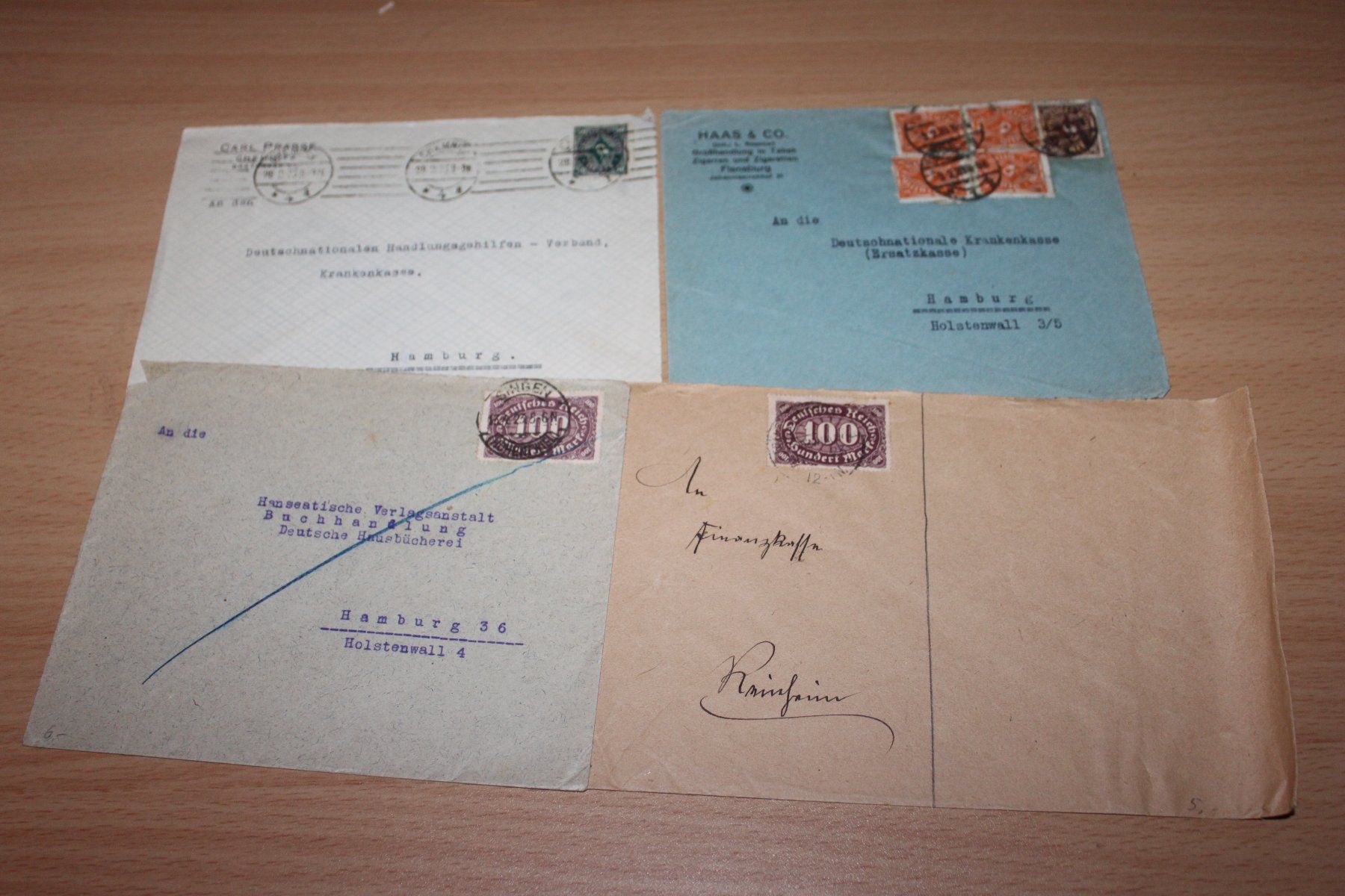 Alle Briefmarken: Dt. Reich - 11 Bedarfsbriefe Inflation – Gebraucht aus Kaden von Buchantiquariat 2