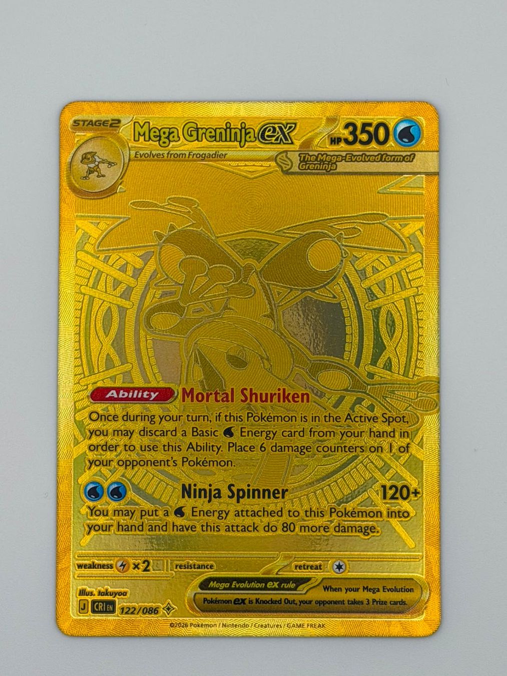 Pokémon Sammelbilder & Trading cards: Pokemon Mega Greninja ex 122/086 – Neu (gemäss Beschreibung) aus Uster von EDM1903 2