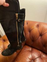 Bottes Calvin Klein en cuir noir, taille 35, parfaites!
