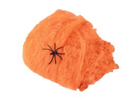 EUROPALMS Halloween Spinnennetz orange 50g