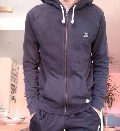 ZRCL Zip-Hoodie Schwarz Grösse L