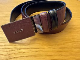 Bally Herrengürtel Gürtel Verstellbar, zweifarbig 110 × 40